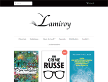 Tablet Screenshot of lamiroy.net